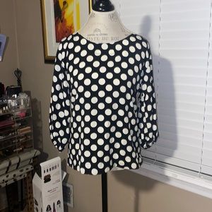 Old Navy Polka Dot Blouse - Small